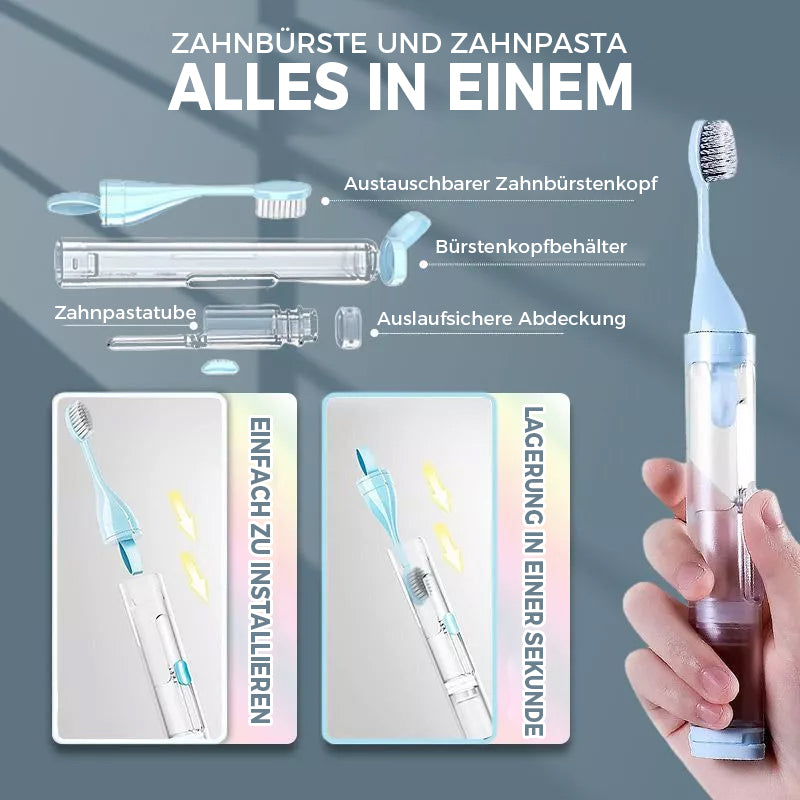 Tragbare Zahnbürste