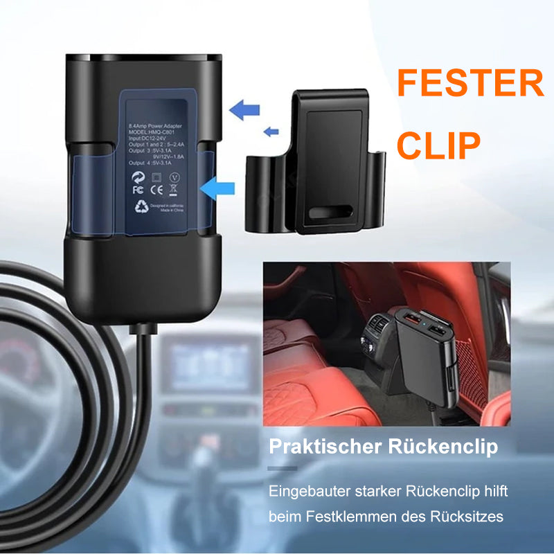 4 in 1 Auto-Rücksitzladegerät