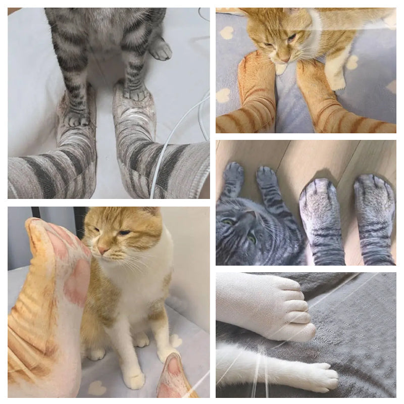 Socken mit 3D-Tiermuster