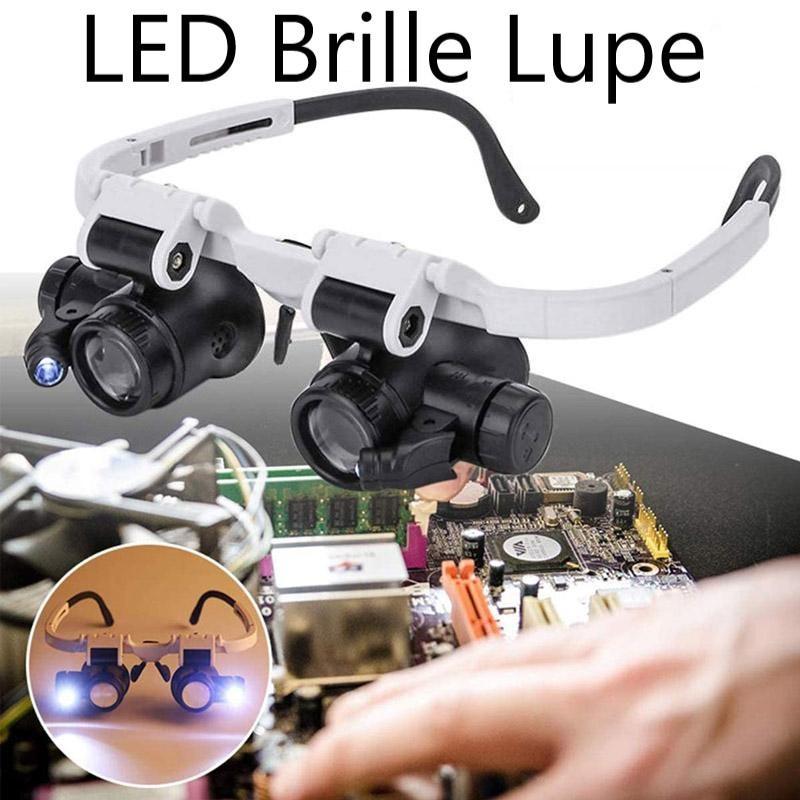 Nettjade™  LED Brille Lupe