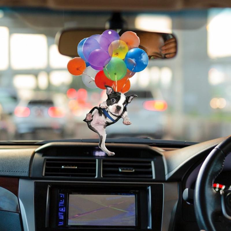 Nettjade™Bunte Luftballons Kätzchen und Hund Anhänger