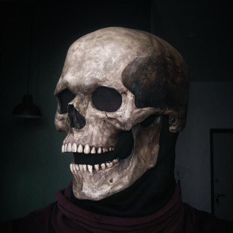 (🎃Frühe Halloween-Aktion🎃) Die neueste biochemische Skelettmaske für 2021-Kreative GIF-Einführung