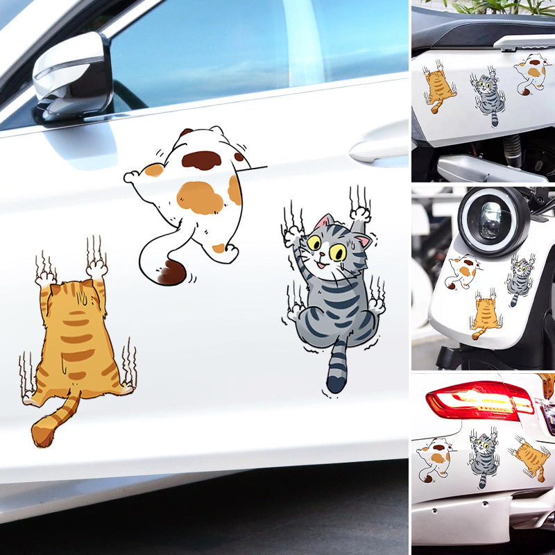 Niedliche Katze Cartoon Auto Aufkleber