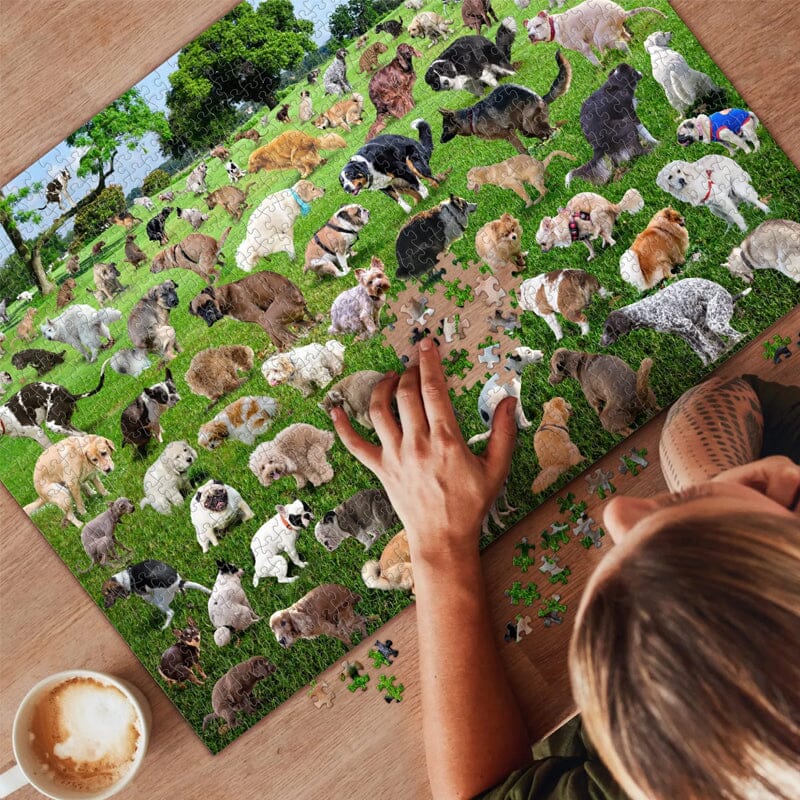 Poop-Hunde Puzzle 1000 Stück