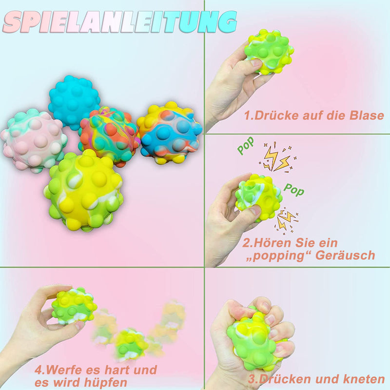 3D Silikon-Hüpfball