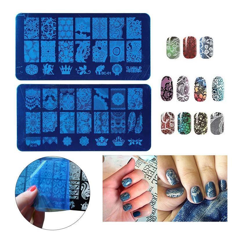 Nettjade™  Nägel Art Decals Stamping Kit