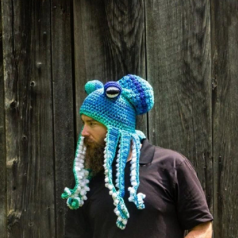 Nettjade™Warme Octopus-Mütze