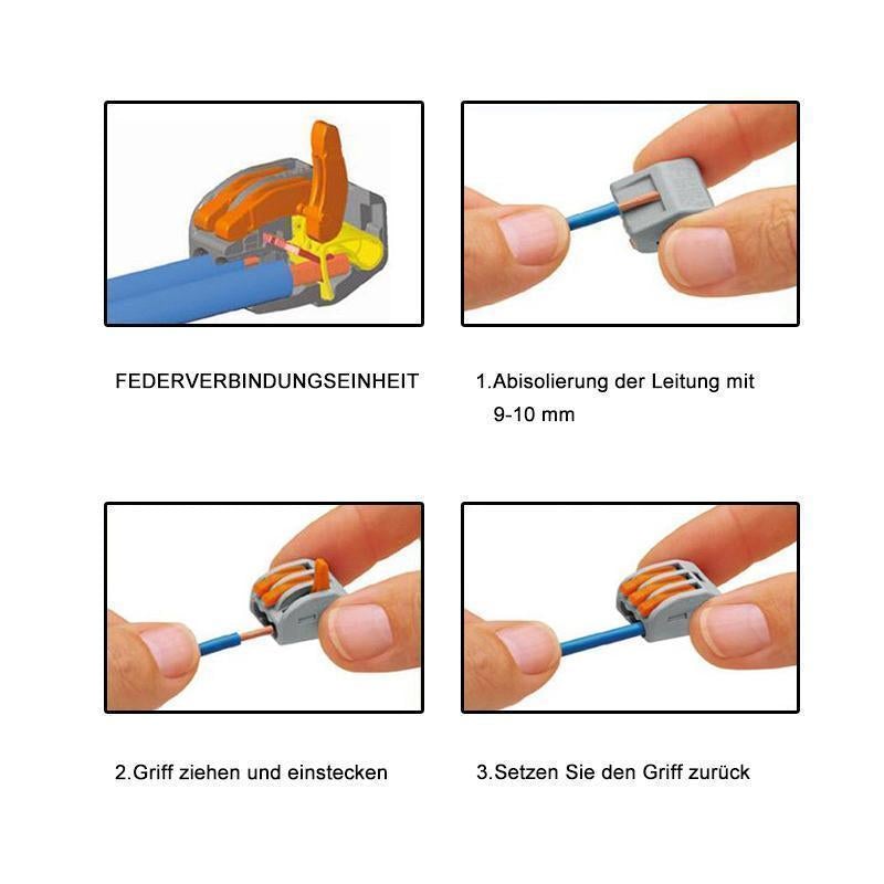 Universal-LED-Kabelstecker für die schnelle Verkabelung