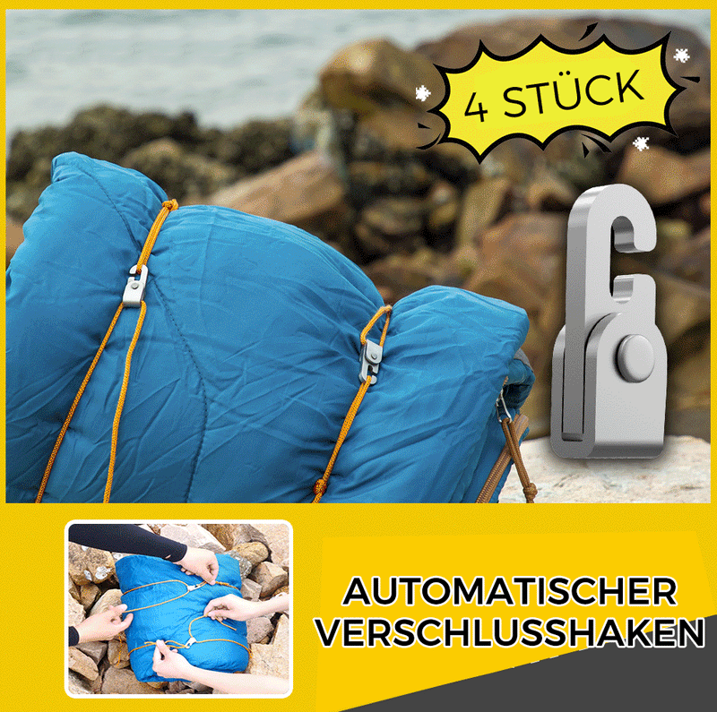 Zelt automatischer Verschlusshaken(4 Stück/Packung)