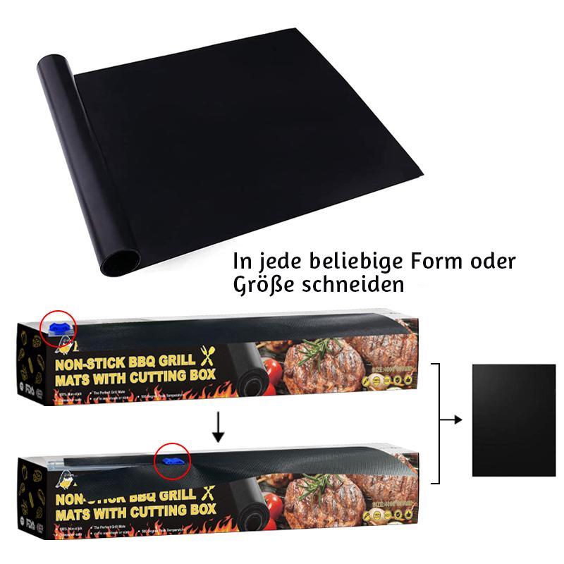 Nettjade™Hirundo Antihaft BBQ Grillmatten mit Schneidebox
