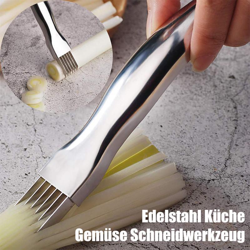 Nettjade™Edelstahl Küche Gemüse Schneidwerkzeug