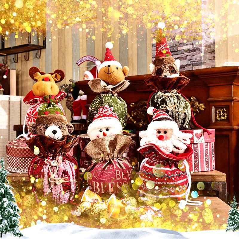 🎄Vorweihnachtsaktion🎅Wiederverwendbar Geschenktüten Weihnachten