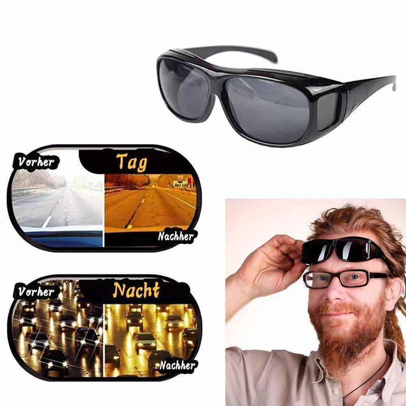Bequee Anti-Glanz Sonnenbrille Fit-Over Überbrille - hallohaus