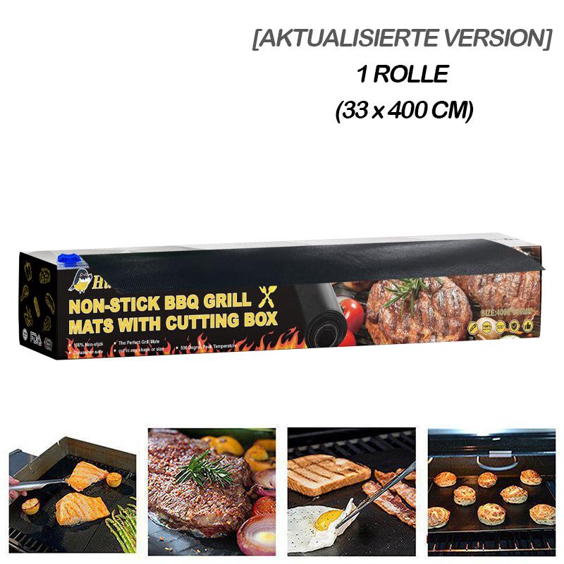 Nettjade™Hirundo Antihaft BBQ Grillmatten mit Schneidebox