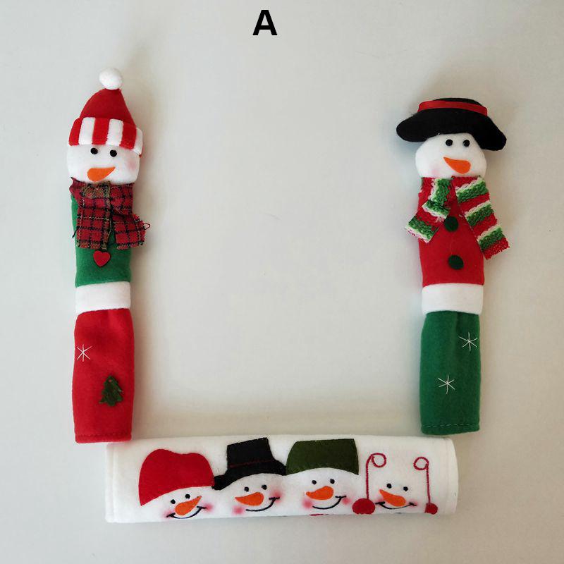 Schneemann-Küchentür Abdeckungen (3- Set)