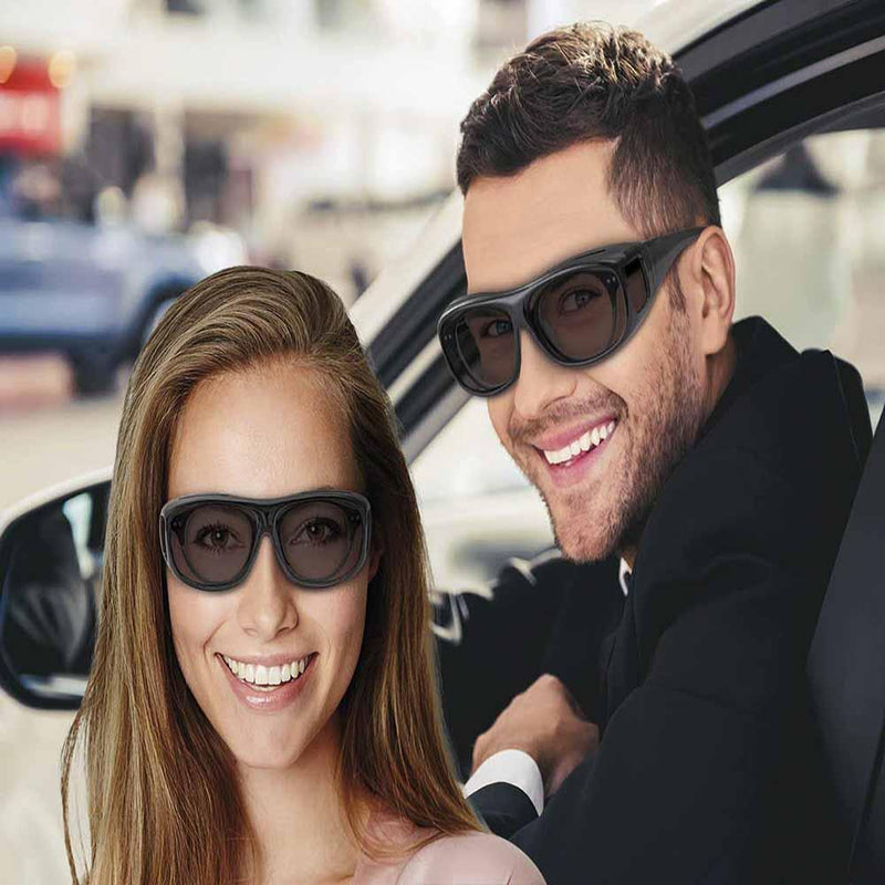 Bequee Anti-Glanz Sonnenbrille Fit-Over Überbrille - hallohaus