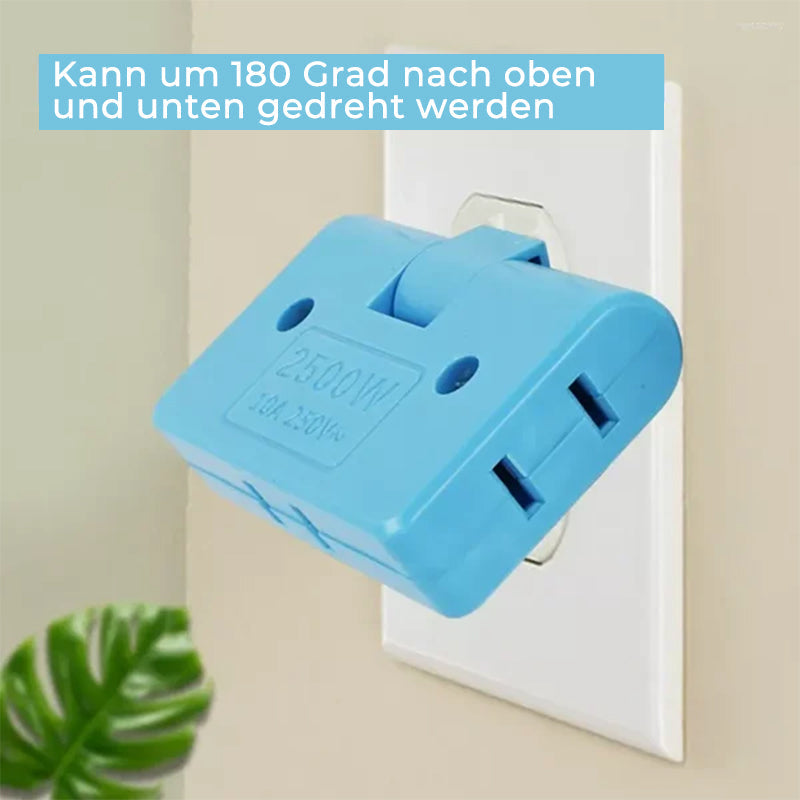 Vorverkauf-😮3 in 1 drehbarer Steckdosenkonverter