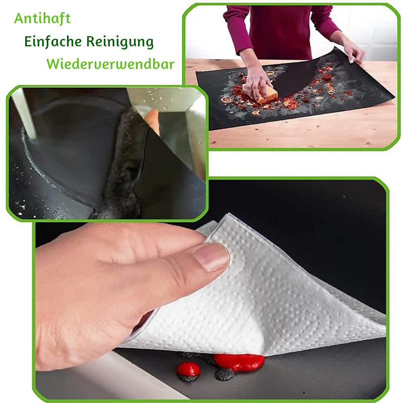 Nettjade™Hirundo Antihaft BBQ Grillmatten mit Schneidebox