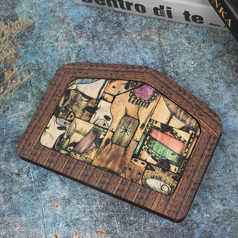 Holz Jesus-Puzzle Set