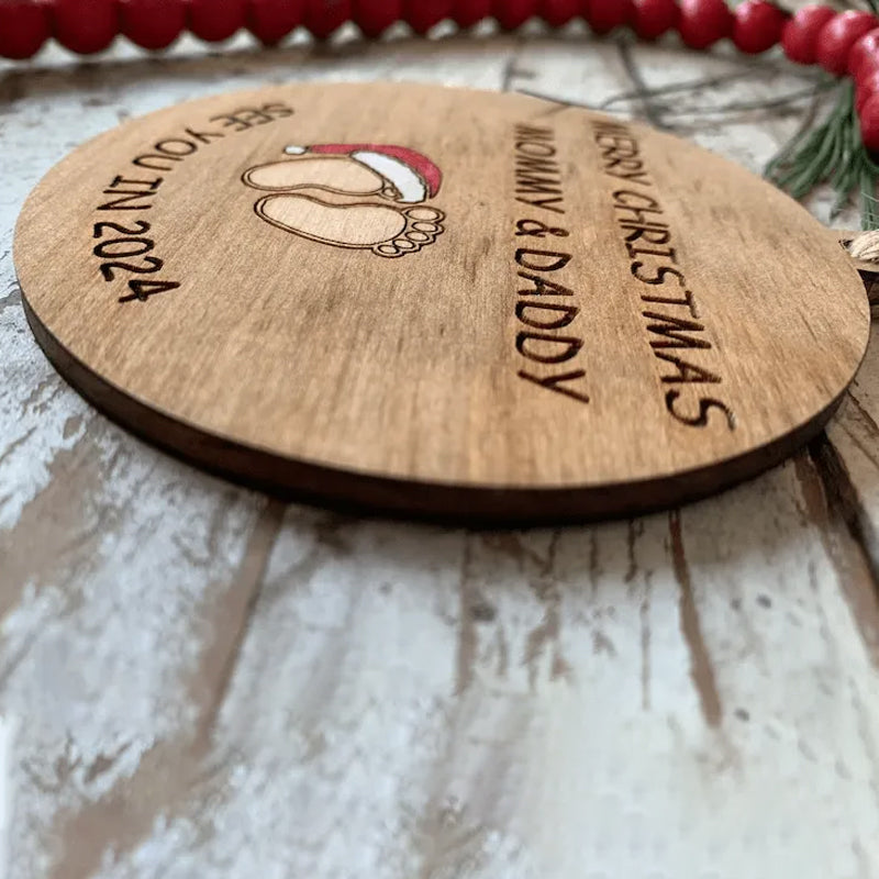 Christbaumschmuck „Wir sehen uns im Jahr 2024“
