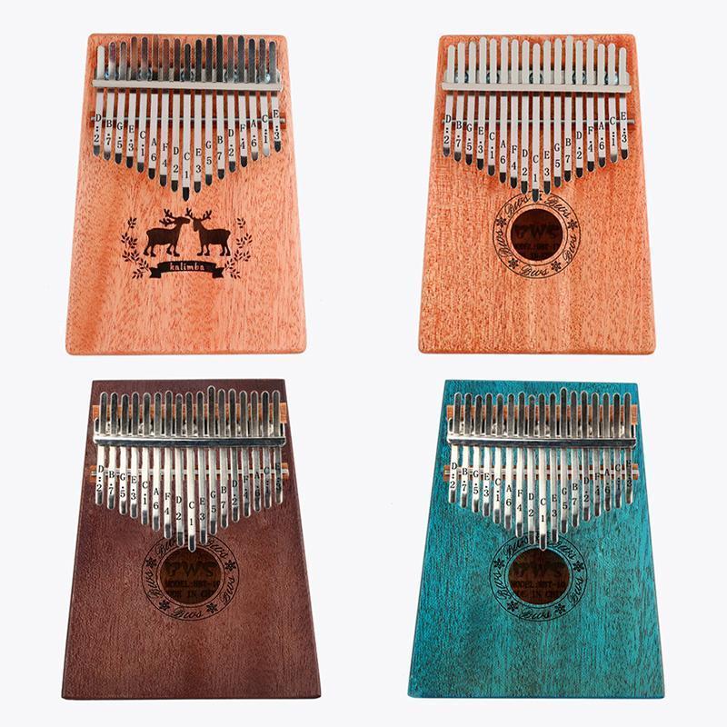 Nettjade™  Kalimba Daumenklavier Thumb Piano, 10 oder 17 Schlüssel