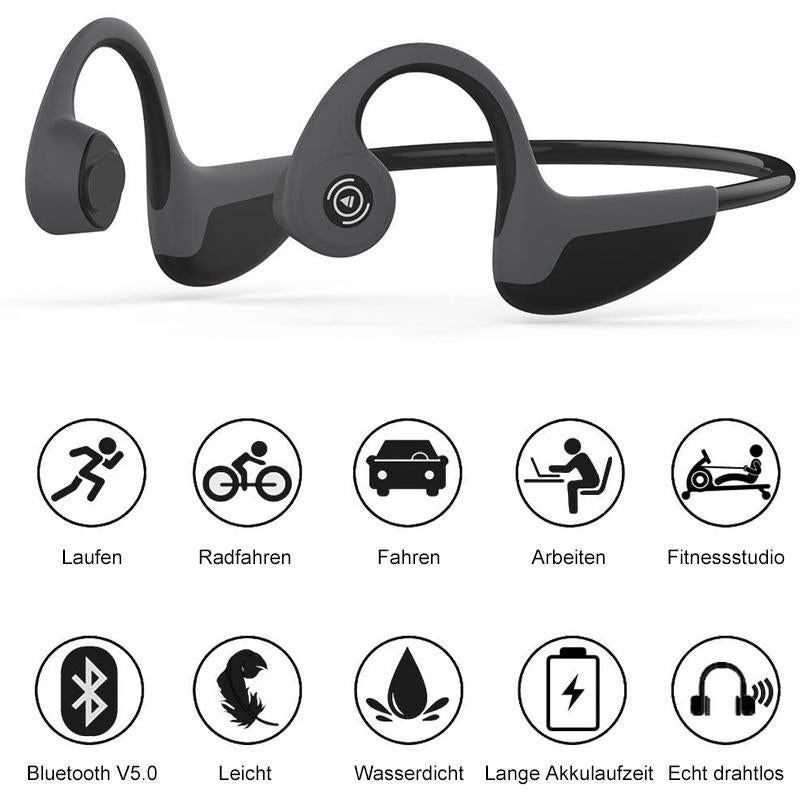 Nettjade™Knochenleitungskopfhörer - Bluetooth Wireless Headset