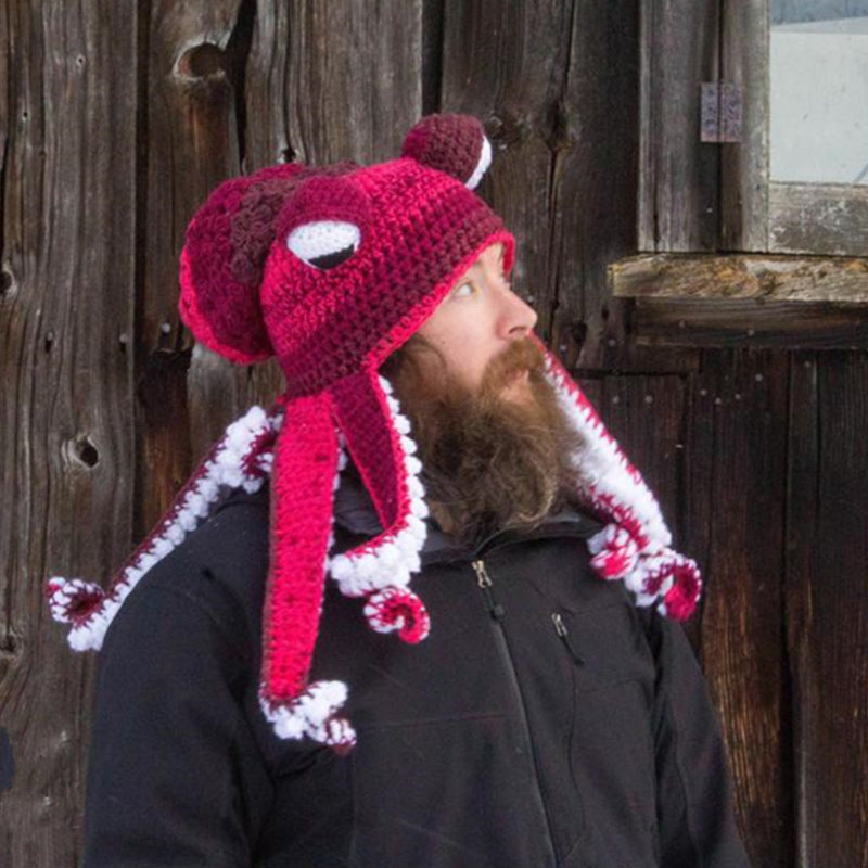 Nettjade™Warme Octopus-Mütze