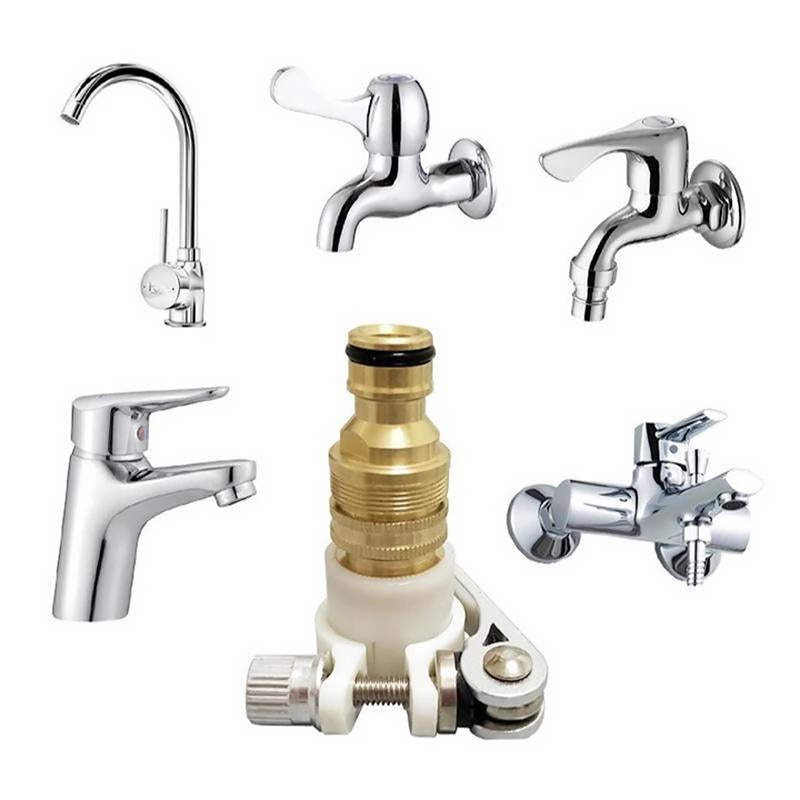 Nettjade™  Universelles 3-in-1-Messing-Schlauchanschluss-Set