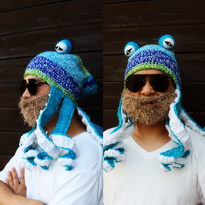Nettjade™Warme Octopus-Mütze