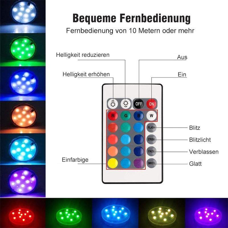 Nettjade™ LED-Tauchlicht mit Fernbedienung für den Pool