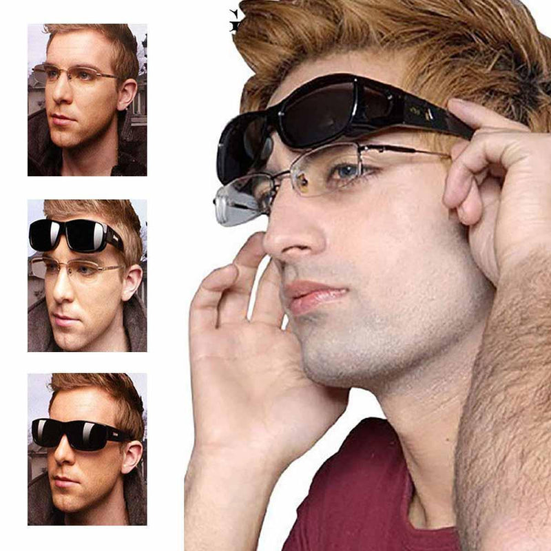 Bequee Anti-Glanz Sonnenbrille Fit-Over Überbrille - hallohaus