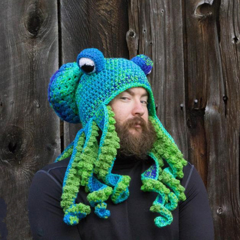 Nettjade™Warme Octopus-Mütze