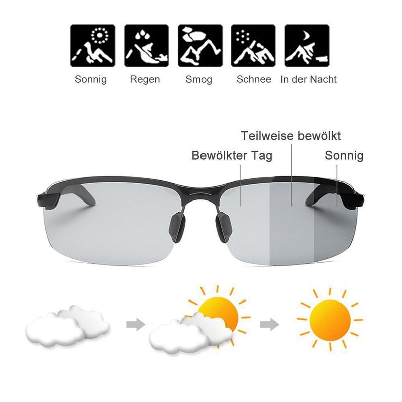 Nettjade™Automatische Verfärbung Polarisierende Brille