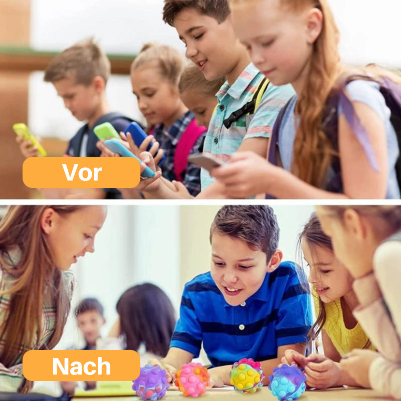 3D Silikon-Hüpfball