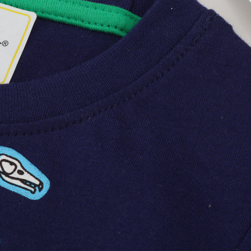 Leuchtendes Dinosaurier-T-Shirt Für Kinder