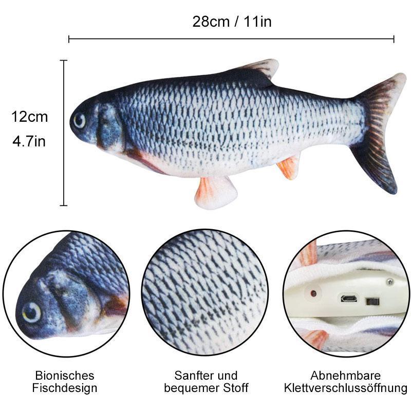Nettjade™ Elektrischer Puppenfisch für Katze und Hunde