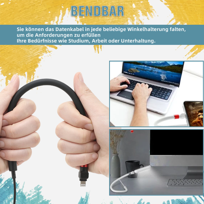 Nettjade™ 3-in-1 Telefonhalterung Universalkabel