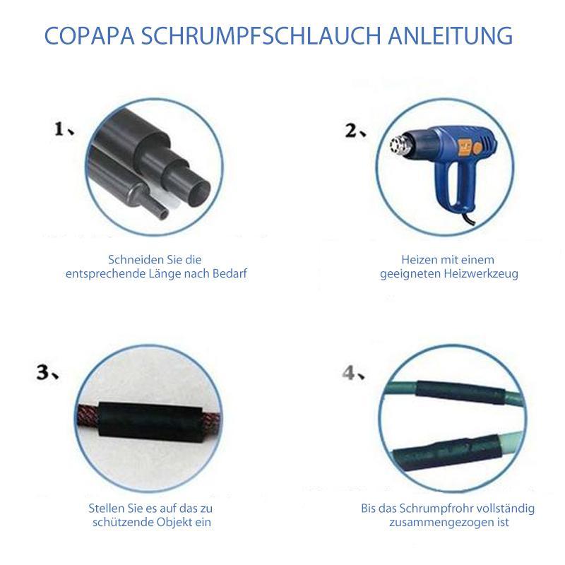Nettjade™USB-Kabel-Schrumpfschlauch（280Stücke）