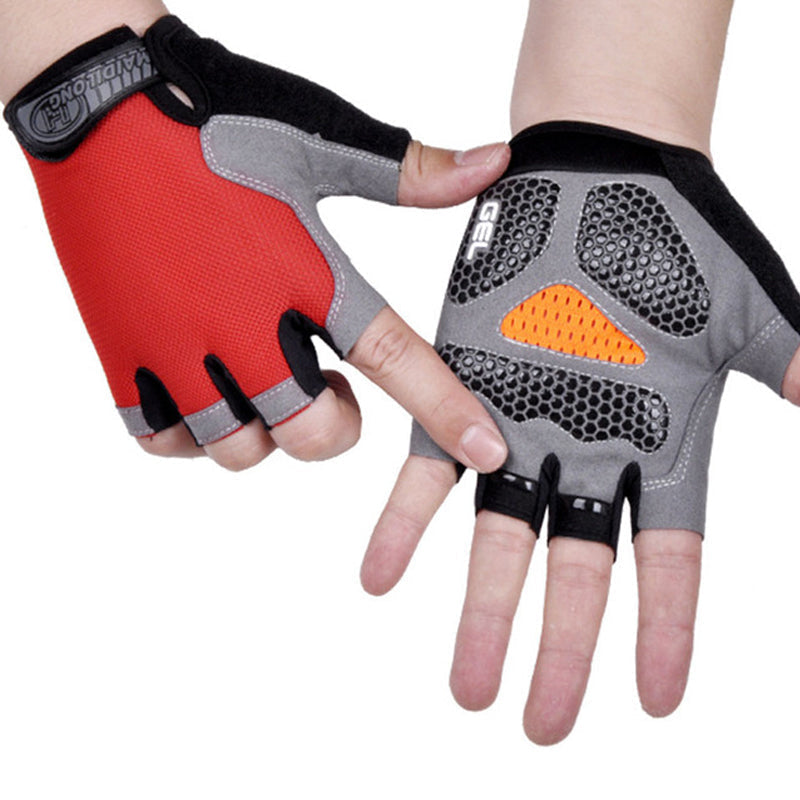 Rutschfester Halbfingerhandschuh zum Radfahren