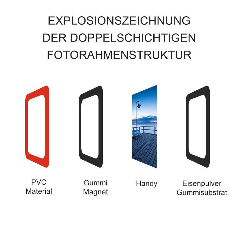 Nettjade™  Bunter magnetischer Bilderrahmen