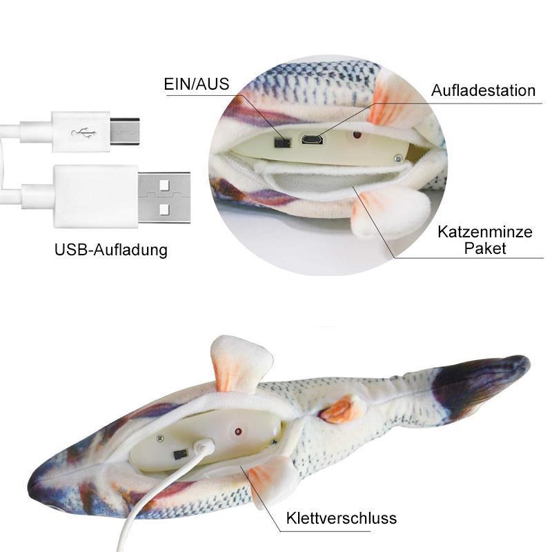 Nettjade™ Elektrischer Puppenfisch für Katze und Hunde