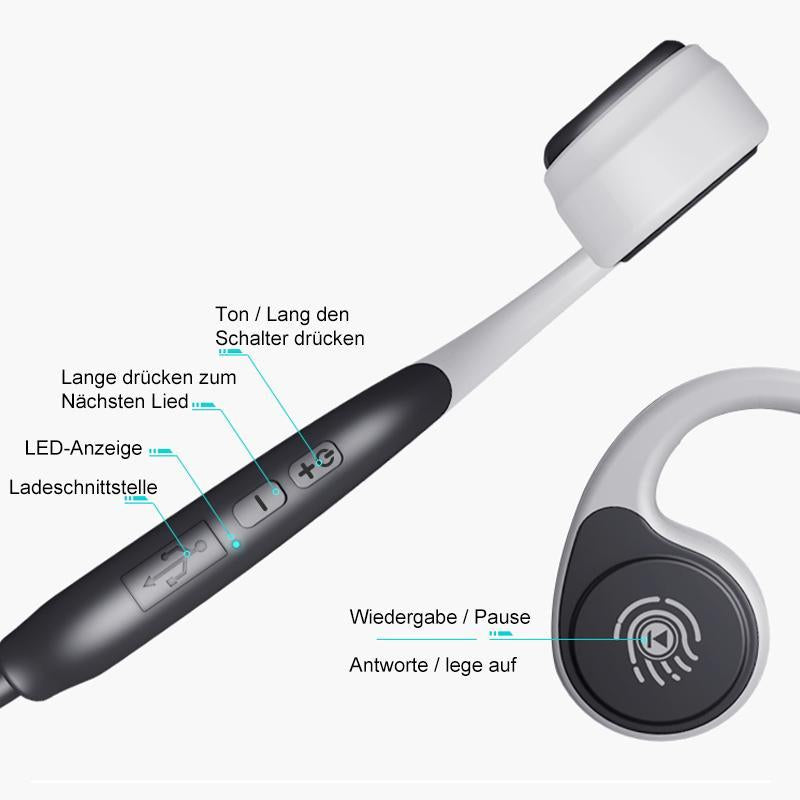 Nettjade™Knochenleitungskopfhörer - Bluetooth Wireless Headset