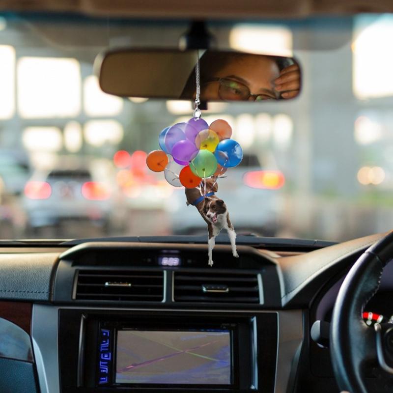 Nettjade™Bunte Luftballons Kätzchen und Hund Anhänger