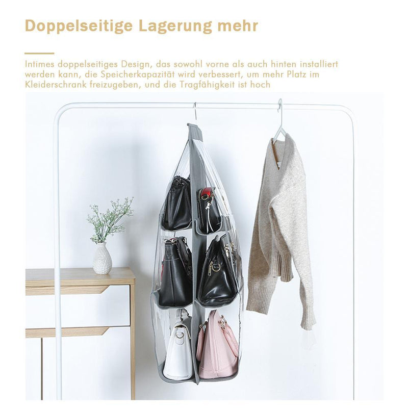 6-Taschen faltbare hängende Handtasche Organizer -Miwill