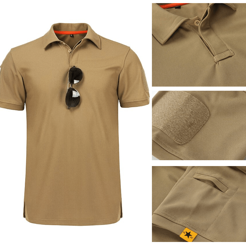Nettjade™ 2022 Schnelles trockenes Poloshirt der Männer im Freien