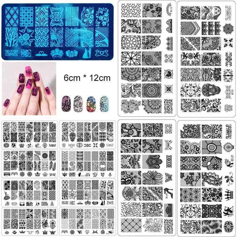 Nettjade™  Nägel Art Decals Stamping Kit