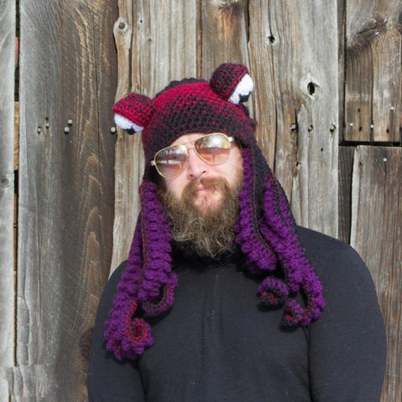 Nettjade™Warme Octopus-Mütze