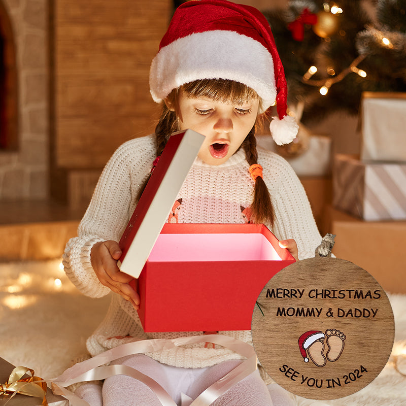 Christbaumschmuck „Wir sehen uns im Jahr 2024“
