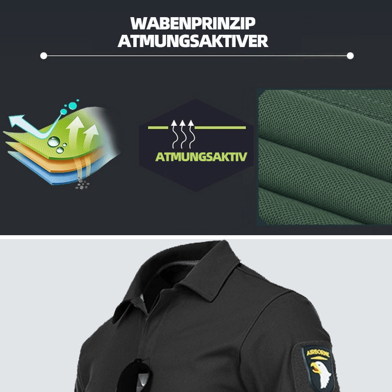 Nettjade™ 2022 Schnelles trockenes Poloshirt der Männer im Freien