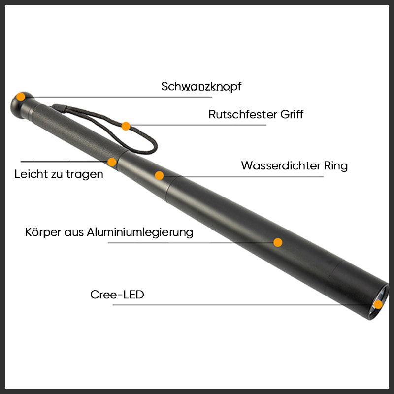 Baseball Schläger LED Taschenlampe